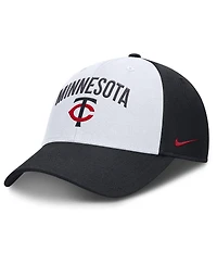 Nike Men's White/Navy Minnesota Twins Club Performance Adjustable Hat