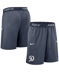 Nike Men's Navy Los Angeles Dodgers Authentic Collection City Connect Performance Knit Shorts