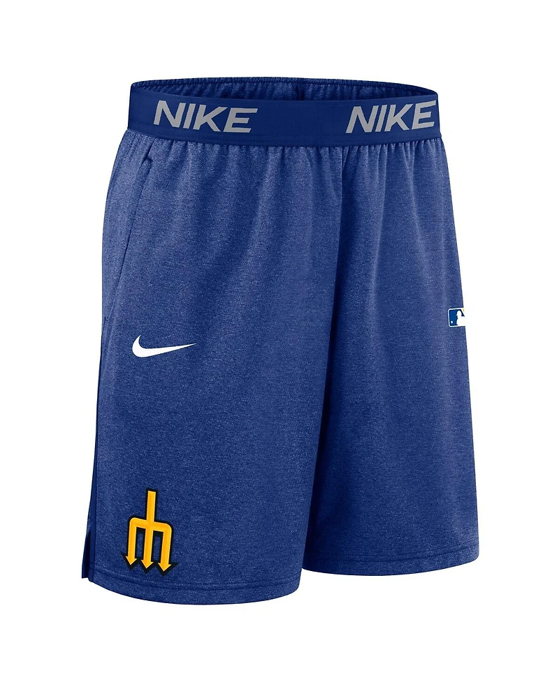 Nike Men's Royal Seattle Mariners Authentic Collection City Connect Performance Knit Shorts