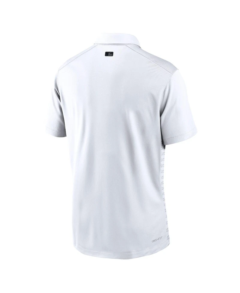 Nike Men's White Pittsburgh Pirates Authentic Collection City Connect Victory Performance Polo Shirt