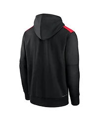 Nike Men's Black Cincinnati Reds Authentic Collection City Connect Therma Pullover Hoodie