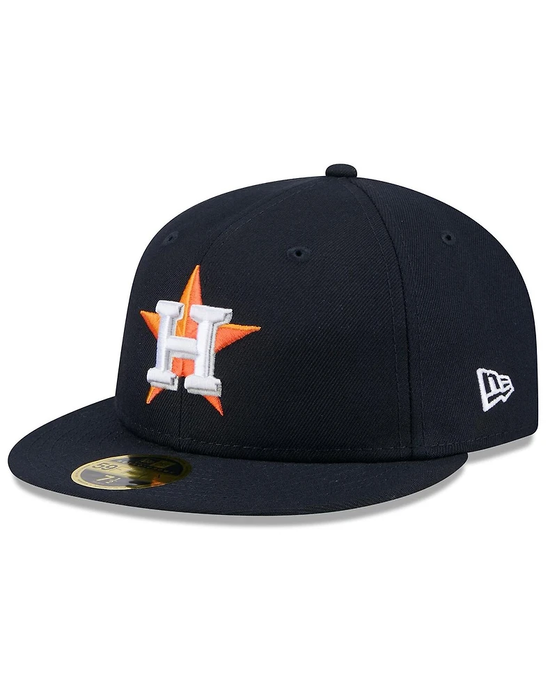 New Era Men's Navy Houston Astros 2025 Jackie Robinson Day Retro Crown 59FIFTY Unstructured Fitted Hat