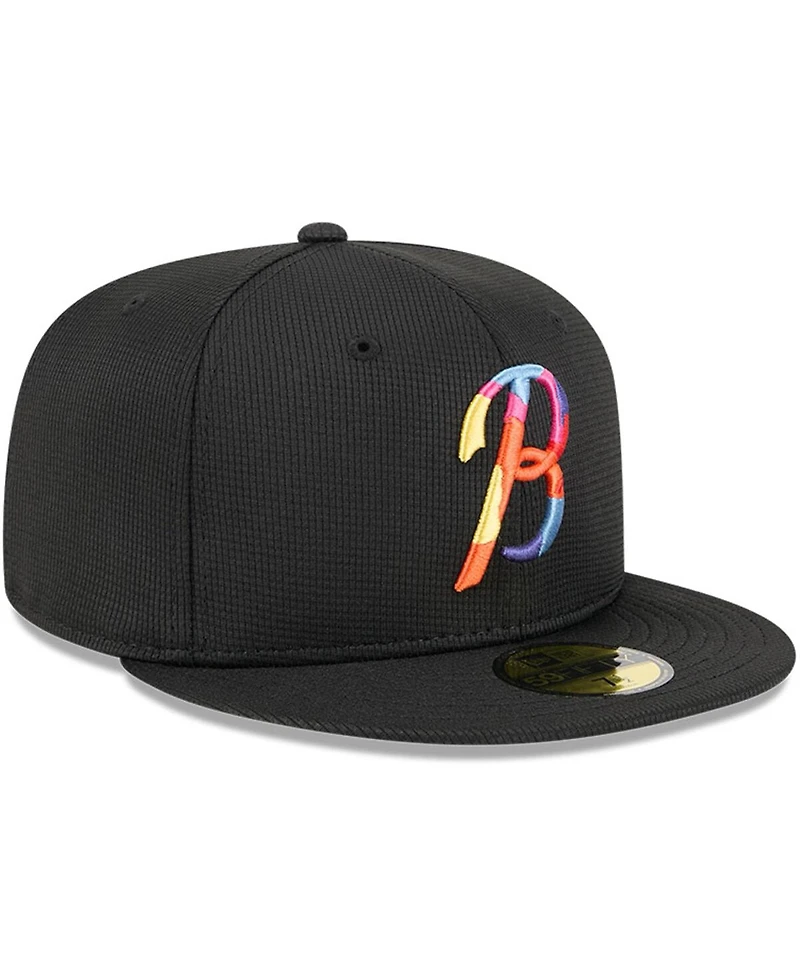 New Era Men's Black Baltimore Orioles City Connect Batting Practice 59FIFTY Fitted Hat