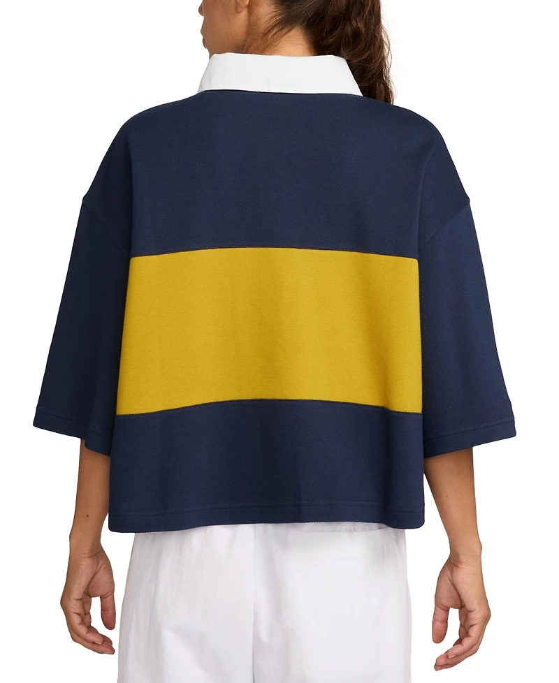 Nike Sportswear Women's Short-Sleeve Oversized Polo Top