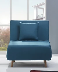 Gold Sparrow 30.7" Polyester Jamie Convertible Chair Bed, Created for Macy's