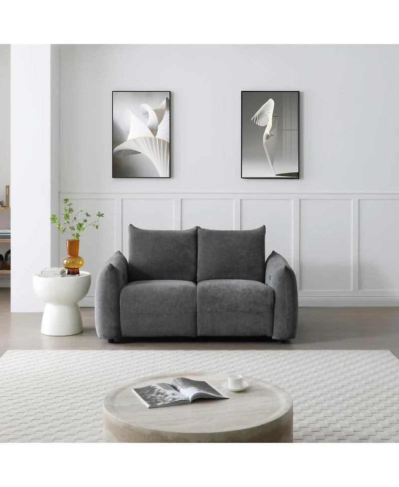 Streamdale Power Lift loveseat, Usb power. Home Theater Seat, Upholstered primary living space Furniture,Sleeper Couch,Linen