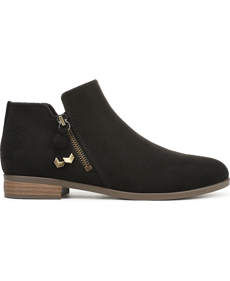 Dr. Scholl's Women's Reverie Block Heel Zip Short Boots