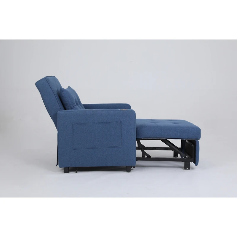 Streamdale 3-in-1 Convertible Sofa Bed with Usb Ports