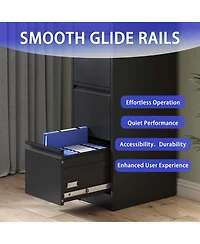 Streamdale 3-Drawer Metal Vertical File Cabinet with Lock