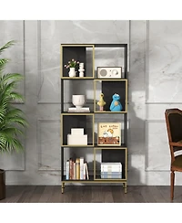 Streamdale 4-Tier Storage Shelf Corner Shelf for Living Room