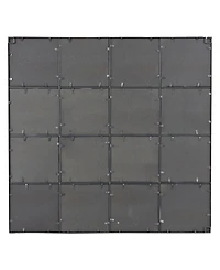 Rosemary Lane 45" Metal Window Pane Inspired Room Wall Mirror