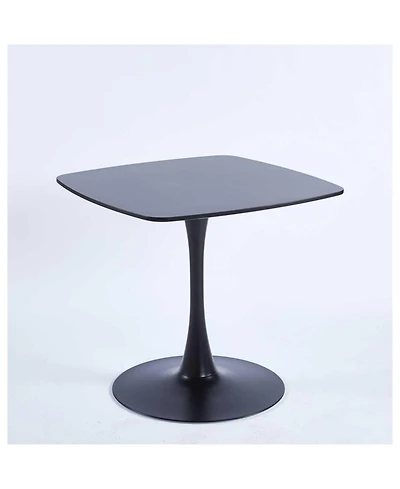 Streamdale 31.5inch Special Dining Table,Mdf Dining Table, Kitchen Table,Black,exective desk