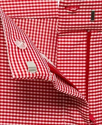 Mango Women's Gingham-Check Cropped Pants
