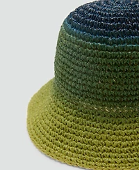 Mango Women's Natural Fiber Gradient Hat