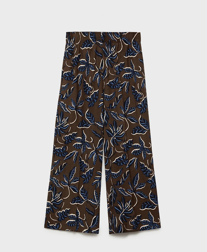 Mango Women's Printed Culotte Pants