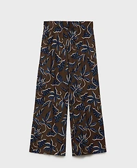 Mango Women's Printed Culotte Pants
