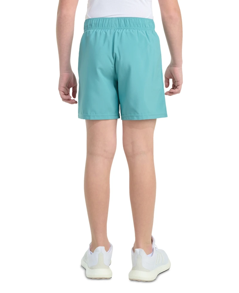 adidas Big Boys Essentials Elastic-Waistband Small-Logo Woven Shorts