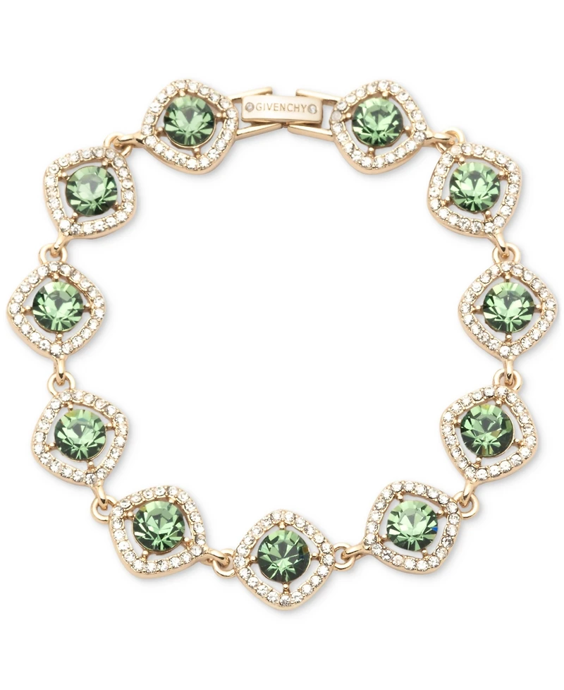 Givenchy Pave & Round Crystal Halo Flex Bracelet