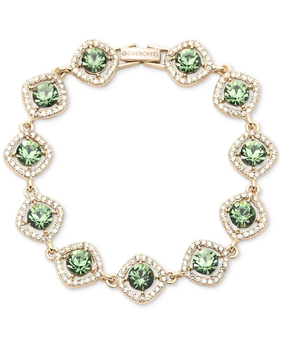 Givenchy Pave & Round Crystal Halo Flex Bracelet