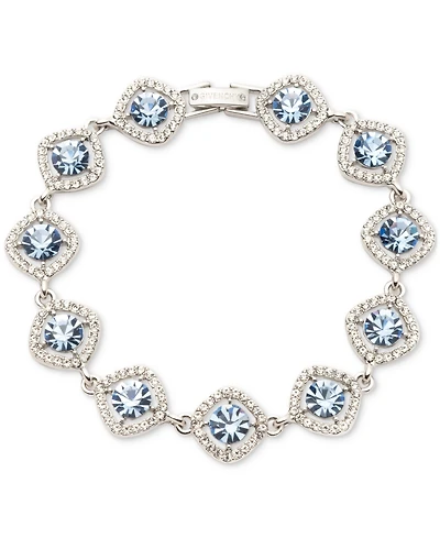 Givenchy Pave & Round Crystal Halo Flex Bracelet
