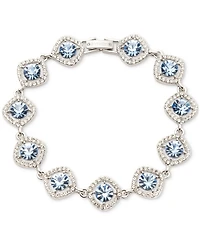 Givenchy Pave & Round Crystal Halo Flex Bracelet