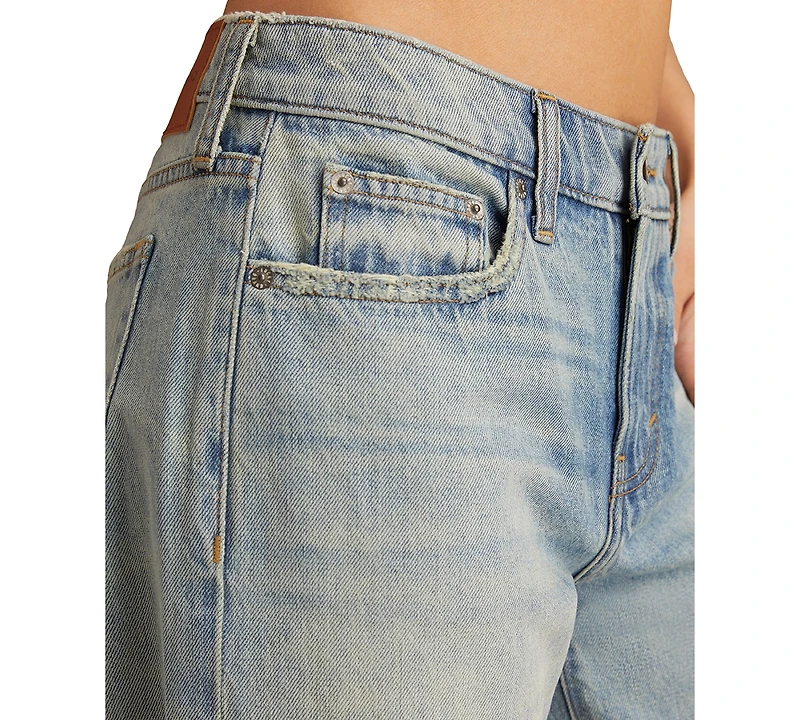 Lucky Brand Women's The Baggy High-Rise Faded Jeans