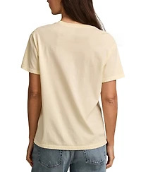 Lucky Brand Women's Cotton Have A Coke And Smile Graphic T-Shirt
