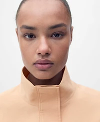 Mango Women's Pockets Oversized Lyocell Jacket