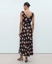 Mango Women's Floral Midi Dress