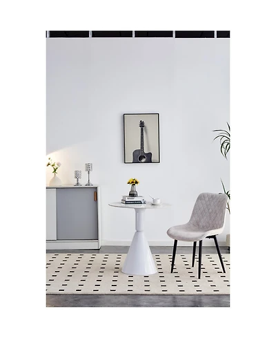Streamdale Modern White Coffee/Dining Table