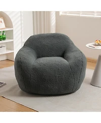 Streamdale Comfy Bean Bag Chair with Armrest and Memory Foam Filler