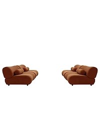 Streamdale L-Shaped Chenille Modular Sofa Comfort & Modularity