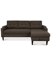 Streamdale Spacious and Comfortable Modern Sofa with Built-In Storage and Adjustable Leg Rest