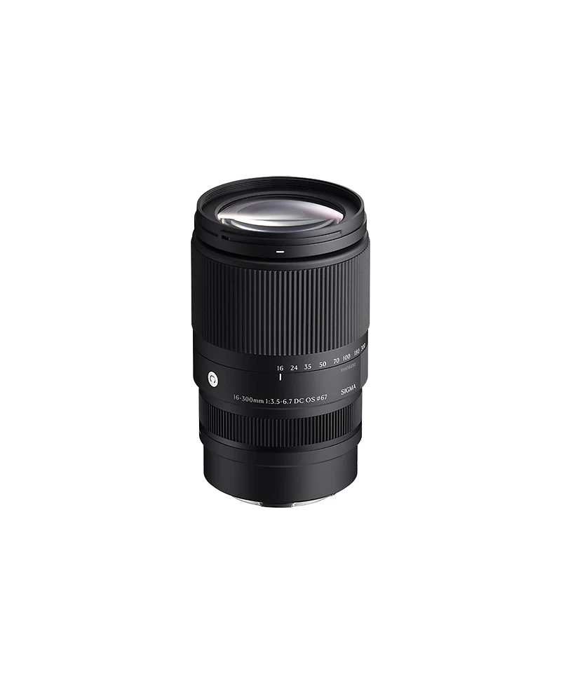 Sigma 16-300mm f/3.5-6.7 Dc Os Contemporary Lens for L Mount, Black