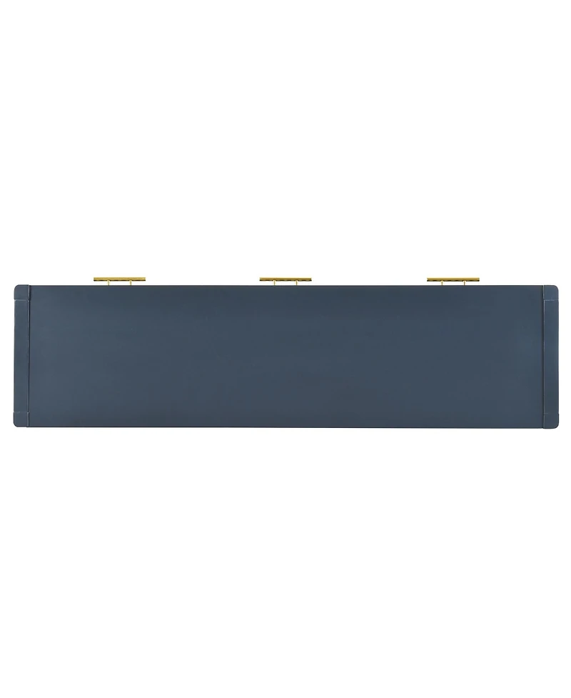 Streamdale Versatile Entryway Console with Striped Drawers
