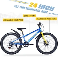 Streamdale Fat Tire Mountain Bike for Kids 10+