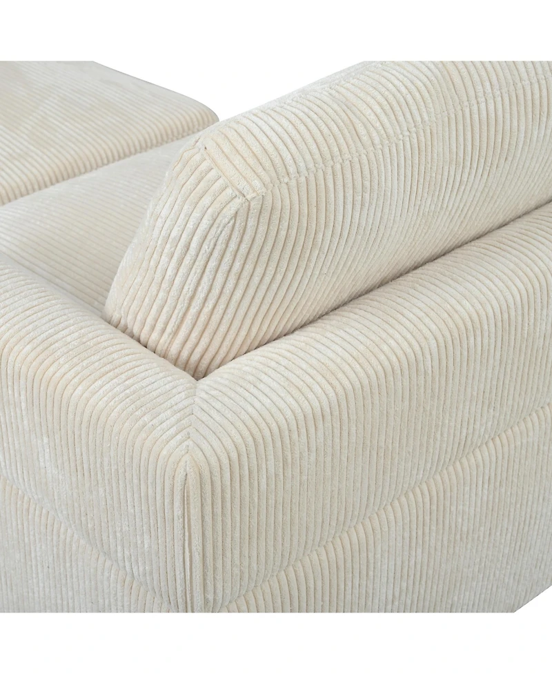 Streamdale Modular Sectional Sofa with Ottoman L Shaped Corner for Living Room, Office, Spacious Space