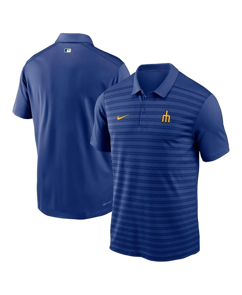 Nike Men's Royal Seattle Mariners Authentic Collection City Connect Victory Performance Polo Shirt