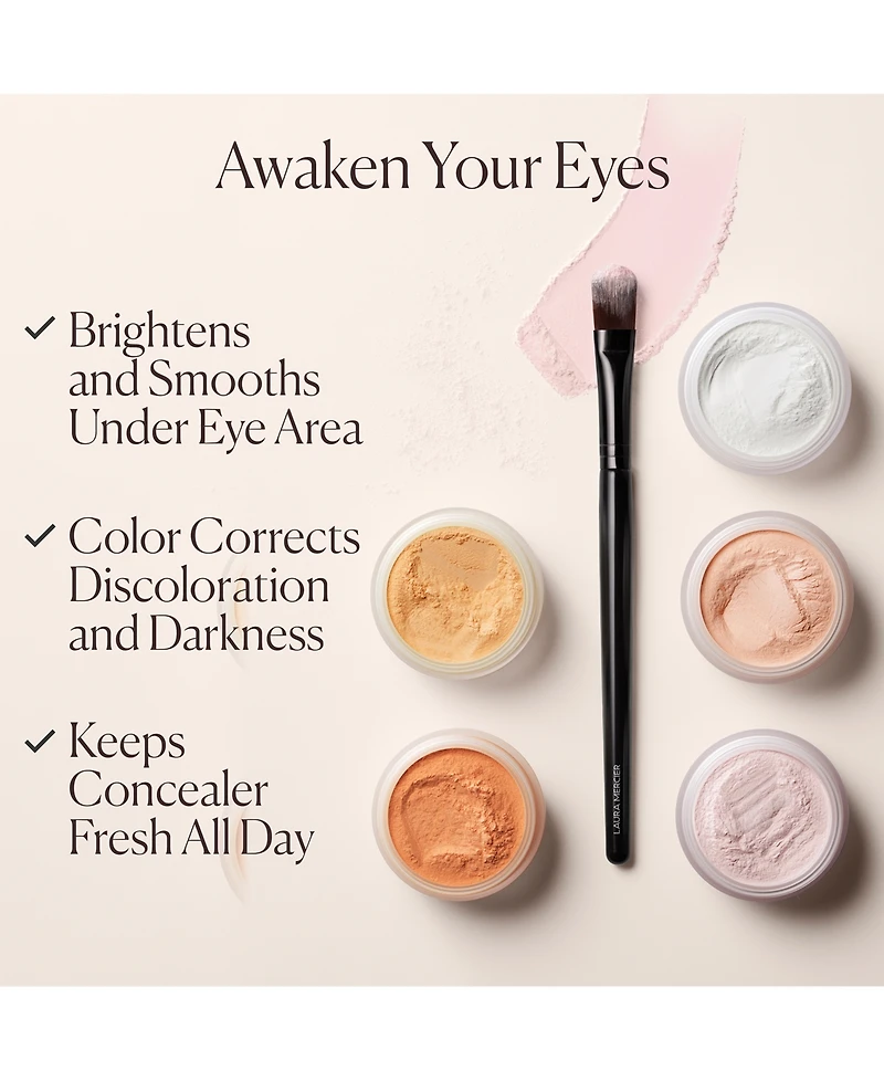 Laura Mercier Secret Brightening Color Correcting Longwear Under Eye Setting Powder, 0.141 oz.