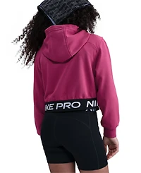 Nike Big Girls Pro Fleece Dri-fit Full-Zip Hoodie