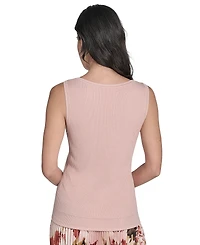 Calvin Klein Women's Scoop Neck Rib Knit Tank Top