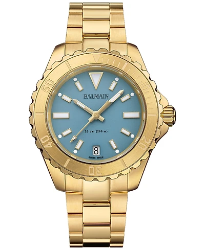 Balmain Women's Swiss Ophrys Gold Pvd Stainless Steel Bracelet Watch 35mm