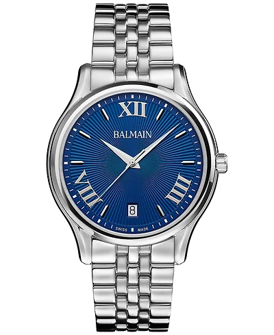Balmain Men's Swiss Beleganza Stainless Steel Bracelet Watch 40mm