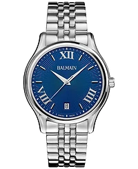 Balmain Men's Swiss Beleganza Stainless Steel Bracelet Watch 40mm