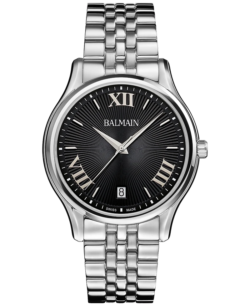 Balmain Men's Swiss Beleganza Stainless Steel Bracelet Watch 40mm