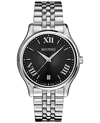 Balmain Men's Swiss Beleganza Stainless Steel Bracelet Watch 40mm