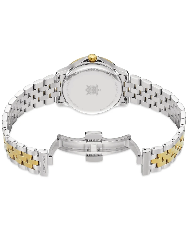 Certina Women's Swiss Ds-8 Two-Tone Stainless Steel Bracelet Watch 31mm