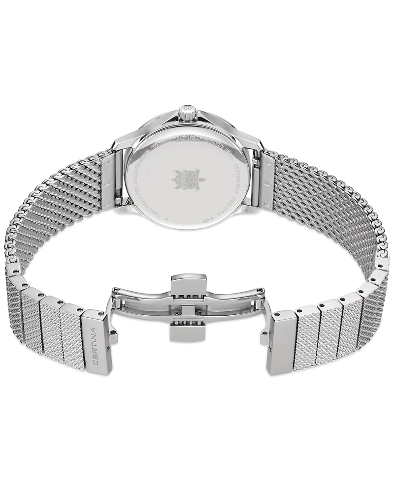 Certina Women's Swiss Ds-8 Stainless Steel Mesh Bracelet Watch 31mm