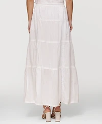 Avec Les Filles Women's Cotton Maxi Skirt