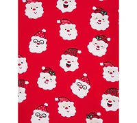 Little Me Baby Santa-Print Pajama Top & Pants, 2 Piece Set